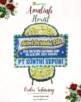 Papan Bunga Duka di Kalomdol