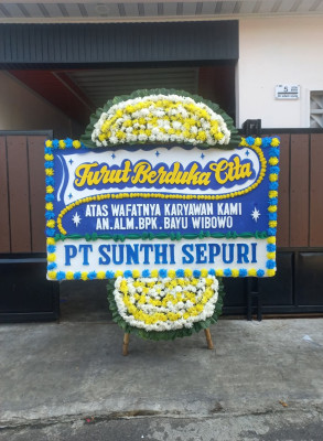Papan Bunga Duka di Kalomdol