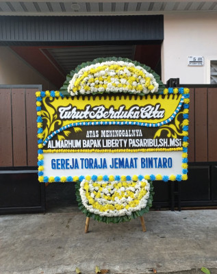 Papan Bunga Duka di Kalomdol